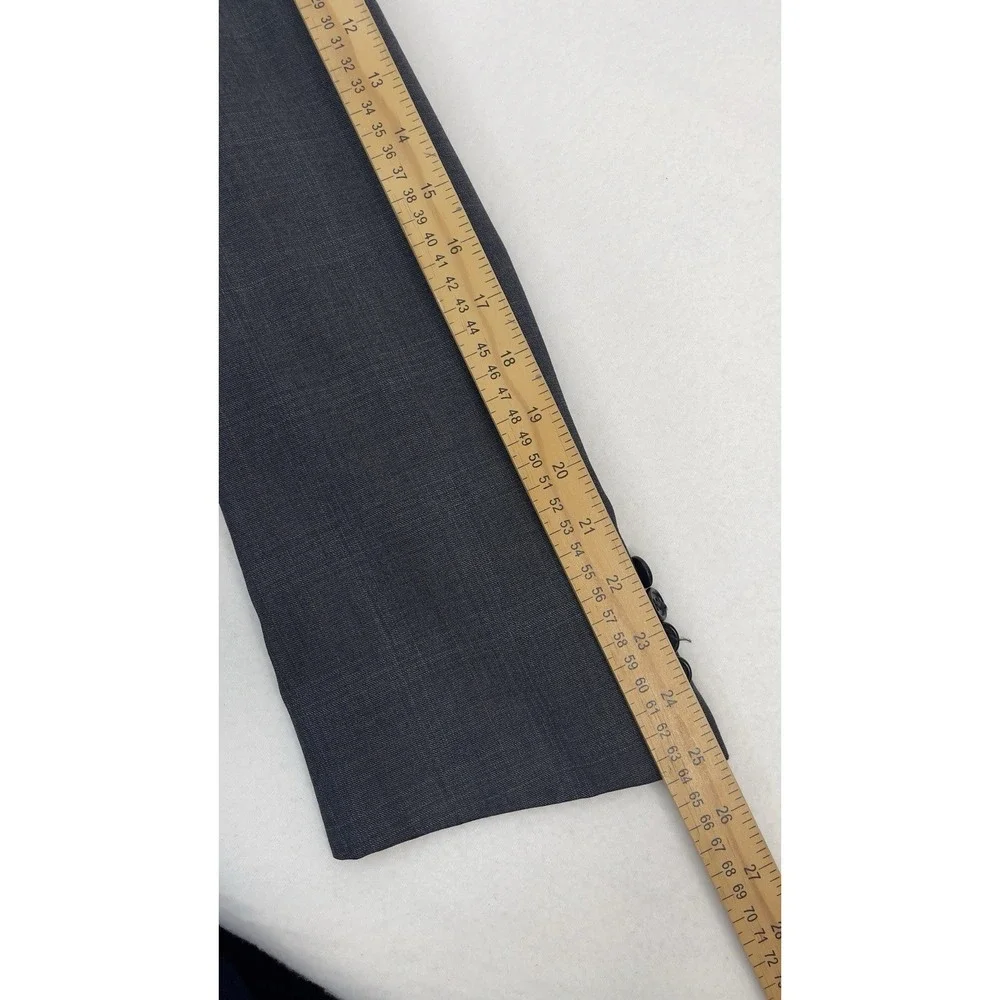 Hickey Freeman Loro Piana Blazer 44L Super 130s Tasmanian Worsted Wool Striped